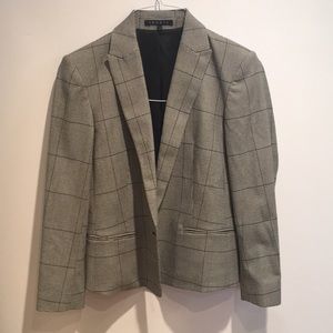 Classic Checked Theory Blazer